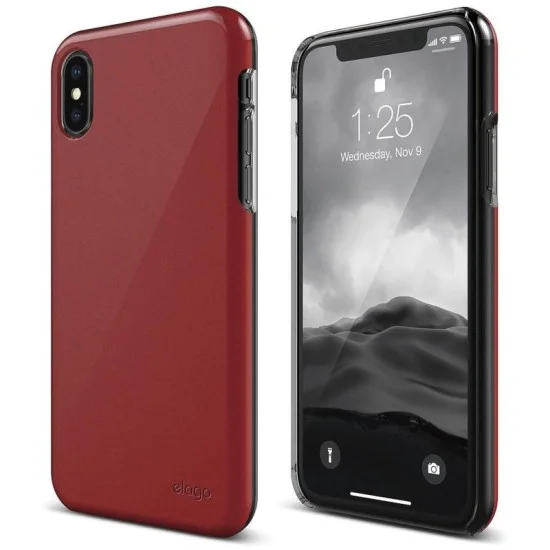 Case  Iphone X/Xs Slim Fit 2 Elago - Red